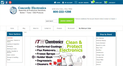 Desktop Screenshot of concorde-electronics.com